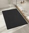 chakme Bathroom Rugs Mat 24x17 Ultra Thin Non Slip Bath Mat Small Quick Dry Absorbent Bath Mat for Bathroom Floor Black 24x17