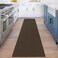 KOZYFLY Runners for Hallways 2x8 ft Washable Kitchen Runner Non Slip Rubber Backed Hall Runners Cotton Entryway Runner Rugs Floor Carpet for Indoor Backdoor Bedroom Kitchen Reddish BrownCoffee