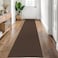 KOZYFLY Runners for Hallways 2x8 ft Washable Kitchen Runner Non Slip Rubber Backed Hall Runners Cotton Entryway Runner Rugs Floor Carpet for Indoor Backdoor Bedroom Kitchen Reddish BrownCoffee