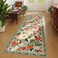 Rugcomf Runners for Hallways Kitchen Runner Rug Non Slip 2x 10 Long Washable Rugs with Rubber Backing Soft Floral Carpet Runner for Hallways Kitchen Laundry Bedroom BathroomGreen