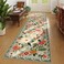 Rugcomf Runners for Hallways Kitchen Runner Rug Non Slip 2x 10 Long Washable Rugs with Rubber Backing Soft Floral Carpet Runner for Hallways Kitchen Laundry Bedroom BathroomGreen