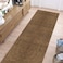 PENFHF Runner Rug 2 ft x6 ft OutdoorIndoor Rug with Rubber Backing Non Slip for Hallway Kitchen Patio Laundry RV Entryway Garage Bathroom Area Rug Carpet Brown Stripes Customizable