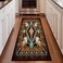 SIDAFENI Southwestern Runner Rug 2x6Rustic South Western Aztec Tribal Native American IndianVintage Throw Accent Area Rug Non Slip Washable Runner Carpet for Entryway Hallway Kitchen Laundry Bathroom