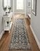 Rugs.com Rugscom Oregon Collection Rug 12 Ft Runner Gray LowPile Rug Perfect for Hallways Entryways