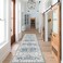 HY HAO YUN LAI Non Slip Runners for HallwaysWashable Long Ultra Soft Kitchen Non Shedding Accent Farmhouse Rugs Grey 2 X 7