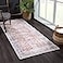 Bloom Rugs Caria Washable NonSlip 10 ft Runner BrickDark Blue Traditional Runner for Entryway Hallway Bathroom and Kitchen Exact Size 26 x 10