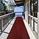 ZGR HOME&GARDEN Runner Rug 2 ft x 6 ft IndoorOutdoor Low Profile Hallway Kitchen Patio Deck Area RV Entryway Garage with NonSlip Rubber Backing Red with Black Stripe Custom