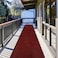 ZGR HOME&GARDEN Runner Rug 2 ft x 6 ft IndoorOutdoor Low Profile Hallway Kitchen Patio Deck Area RV Entryway Garage with NonSlip Rubber Backing Red with Black Stripe Custom