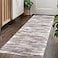KOZYFLY Kitchen Runner Rug for Hallway NonSlip Modern Abstract Runner Rug 2x5 Grey Brown Washable Carpet Runner Laundry Room Mat with Soft Low Pile for Entryway Bathroom Bedroom Kitchen