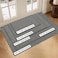 LEKEEPGO Door Mat 17x29 Non Slip Door Mat Indoor Entrance Rubber Backing Front Indoor Door mats Washable Absorbent LowProfile Entryway Entry Resist Dirt Inside Door Mats Light Grey