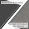 LEKEEPGO Door Mat 17x29 Non Slip Door Mat Indoor Entrance Rubber Backing Front Indoor Door mats Washable Absorbent LowProfile Entryway Entry Resist Dirt Inside Door Mats Light Grey