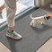LEKEEPGO Door Mat 17x29 Non Slip Door Mat Indoor Entrance Rubber Backing Front Indoor Door mats Washable Absorbent LowProfile Entryway Entry Resist Dirt Inside Door Mats Light Grey