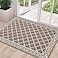 HEBE Indoor Door Mat 32x48 Non Slip Washable Welcome Mats for Front Door Entrance Low Profile Dirt Trapper Doormat Entry Carpet for Entryway Kitchen Bathroom