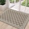 HEBE Indoor Door Mat 32x48 Non Slip Washable Welcome Mats for Front Door Entrance Low Profile Dirt Trapper Doormat Entry Carpet for Entryway Kitchen Bathroom
