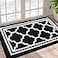 Buganda Indoor Door Mat DirtResistant and Absorbent Doormat AntiSlip Low Profile Floor Mats for Inside Entryway Front and Back Door Entrance 36x24 Inches Black