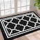 Buganda Indoor Door Mat DirtResistant and Absorbent Doormat AntiSlip Low Profile Floor Mats for Inside Entryway Front and Back Door Entrance 36x24 Inches Black