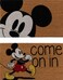 Gertmenian Disney Mickey Mouse Coir Doormat 2x3 Welcome Mat 2Pack Ideal for High Traffic Areas in Front Door Garage Entryway LoveHello 47533