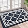 Buganda Indoor Door Mat DirtResistant and Absorbent Doormat AntiSlip Low Profile Floor Mats for Inside Entryway Front and Back Door Entrance 36x24 Inches Navy Blue