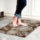 Cosilyt Smart Water Barrier Tech 01 Premium Ultra Thin Door Mat Stays Waterproof Until Pressed Proven MultiYear Durability Low Profile Washable Non Slip Kitchen Mat 2435 Baroque Brown
