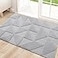OLANLY Door Mats Indoor NonSlip Absorbent Dirt Resist Entrance Washable Mat LowProfile Inside Entry Doormat for Entryway 32x20 inches Grey