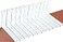 MHMYDZ 12 Pack L 8 x H 6 x W15 5mm Thick White L Shelf Bracket Iron Shelf Brackets Metal Shelf Brackets Floating Shelf Shelf Supports with Screws