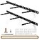 Craftersmark 2pcs Floating Shelf Hardware Heavy Duty Hidden Shelf Brackets SupportWall Mounting Invisible Floating Shelves Bracket with Jig 34 x 8 x 15 with Tools