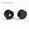 AWEN Mirror Clip Mirror Mounting Clip 8 Piece Mirror Brackets Zinc Alloy Mirror Bracket for Wall Mounting Accessories for 35mm Thick Mirrors Black