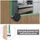 AWEN Mirror Clip Mirror Mounting Clip 8 Piece Mirror Brackets Zinc Alloy Mirror Bracket for Wall Mounting Accessories for 35mm Thick Mirrors Black
