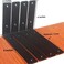 MHMYDZ 10 Pack L 9 x H 6 x W15 5mm Thick Black L Shelf Bracket Iron Shelf Brackets Metal Shelf Brackets Floating Shelf Shelf Supports with Screws