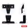 FAQQI 10pcs Invisible Panel Clips Push Fit Fasteners for Cabinet Furniture Connection Quick Install Plastic Corner Bracket for Wardrobe or Wall Panel Mounting Black