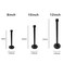 Home TZH 12 Industrial Black Iron Pipe Shelf Brackets Rustic Wall Mounted DIY Shelving Bracket Hanging Custom Pipe Brackets for Floating Shelves 8 Inch Piece 60