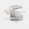 Teensery 12 Pcs Adjustable Glass Shelf Brackets Zinc Alloy Glass Clamp Clip Holder with Dowel Pin for 59mm Thick