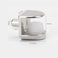 Teensery 12 Pcs Adjustable Glass Shelf Brackets Zinc Alloy Glass Clamp Clip Holder with Dowel Pin for 59mm Thick