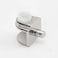 Teensery 12 Pcs Adjustable Glass Shelf Brackets Zinc Alloy Glass Clamp Clip Holder with Dowel Pin for 59mm Thick