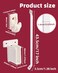 EcoSweep 12inch Wire Shelf Brackets for Standard Shelves 25kg Max Load RustProof Metal Kit w4 Support Brackets 4 End 10 Clipsfor Pantry Closet Laundry Utility Storage42 Count Excluding Rack