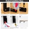 Dntorx 16 Inch Folding Shelf Brackets 2 Pcs Heavy Duty Metal Collapsible Shelf Bracket Wall Mounted Brackets for Fold Down Table Wall Mounted Brackets for Shelves Space SavingMax Load 132 lb