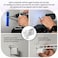ZHIXING 16 Pack Wire Shelf End Bracket White Plastic Closet Shelves Brackets Closet Shelves Support Plastic Wall Mount Shelf Brackets wScrews and Expansion Anchors