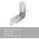 YIDU69Q 16 Pcs 2 x 2 Slotted L Bracket Stainless Steel l Bracket for Wood