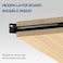 MHMYDZ 16 Pcs 6 Black Solid Steel Floating Shelf Bracket Blind Shelf Supports Hidden Brackets for Floating Wood Shelves Concealed Blind Shelf Support Screws and Wall Plugs Included