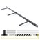 Craftersmark 1pc Floating Shelf Bracket Heavy DutyDecorative Floating Shelf Hardware Hidden Black Metal Fireplace Mantel Brackets 34X6X10 with Tools