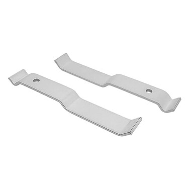 A.A 2 Pack 3 White Wire Shelf Corner Support Bracket Replacement for ClosetMaid 1001 2