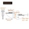 kaileyouxiangongsi 2 Pcs Adjustable WoodGlass Floating Shelf Brackets Wall Mount Black