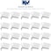 Knape & 20 Pack White Knape Vogt 256 Adjustable Steel Pilaster Shelf Support Clip