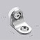 AWEN 20Pcs Mounting Brace Fixing Glass Shelf Bracket Pegs Supports with Chuck Wall MountGlass Mounting Brackets