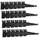 APOCHON 24Pcs Slatwall Shelf Bracket 14 inch Heavy Duty Slatwall Knife Shelf Bracket Metal Shelf Brackets for Slat Wall Black Slatwall Accessories with Lip for Slatwall Panels Shelf Display Home Comme