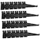 APOCHON 24Pcs Slatwall Shelf Bracket 14 inch Heavy Duty Slatwall Knife Shelf Bracket Metal Shelf Brackets for Slat Wall Black Slatwall Accessories with Lip for Slatwall Panels Shelf Display Home Comme