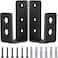 lylqmy 2x4 Door Barricade Brackets Security Bar U Bracket Heavy Duty Devices Night Lock Door Barricade Door Reinforcement for Tool HangerShedGarageGate