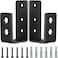 lylqmy 2x4 Door Barricade Brackets Security Bar U Bracket Heavy Duty Devices Night Lock Door Barricade Door Reinforcement for Tool HangerShedGarageGate