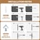 Kamiaha 4 Pack L16 x H 10 Heavy Duty Shelf Brackets with Screws Wall Shelves Brackets with 90 Degree Triangle Black Metal Shelf Brackets Shelves L Brackets400x250mm