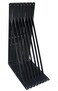 MHMYDZ 8 Pack L20 x H 12 Black Heavy Duty Shelf Brackets with Screws Metal Shelf Brackets Shelf Support Angle Brackets for Shelves L Brackets Heavy Duty Floating Shelf